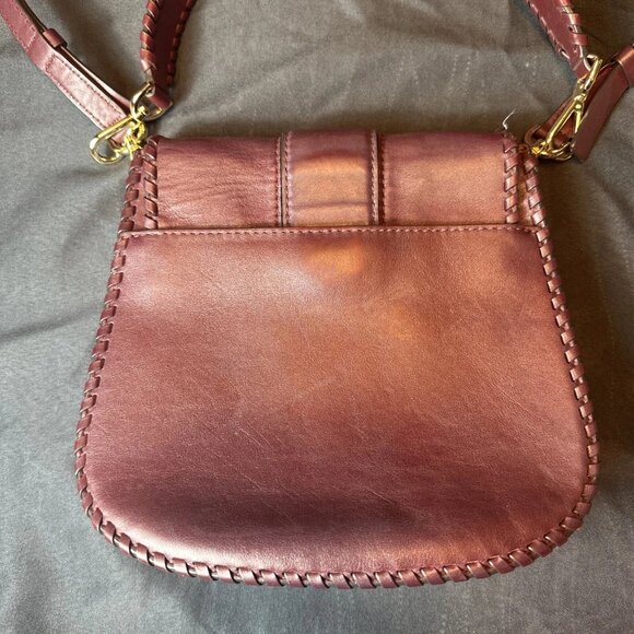 Michael Kors Lillie Medium Leather Messenger Bag Used - Picture 3 of 5